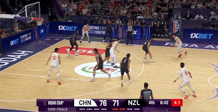 美式突破--廖三宁！中国男篮vs新西兰男篮 ​​​