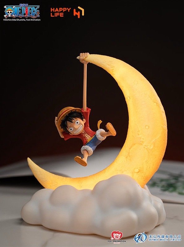 航海王橡胶果实能力者拉拉路飞磁控小夜灯，这么可爱的周边桌面摆件你真的不心动吗~快