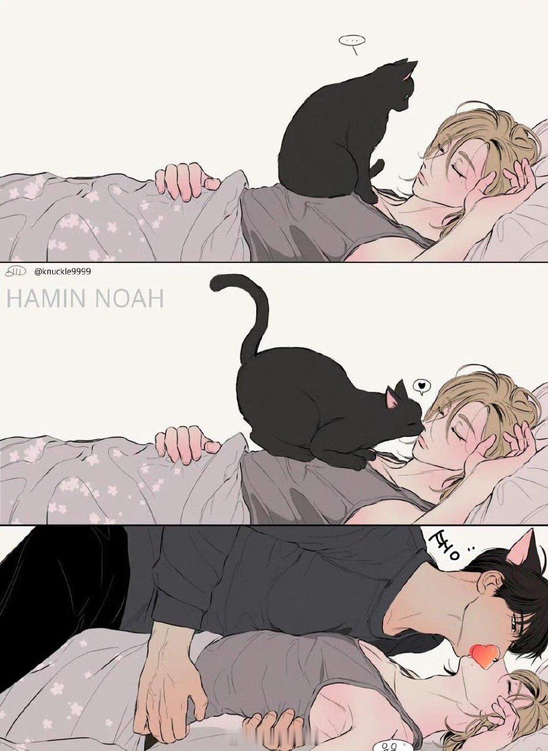 猫猫叫醒法！X：knuckle9999 ​​​