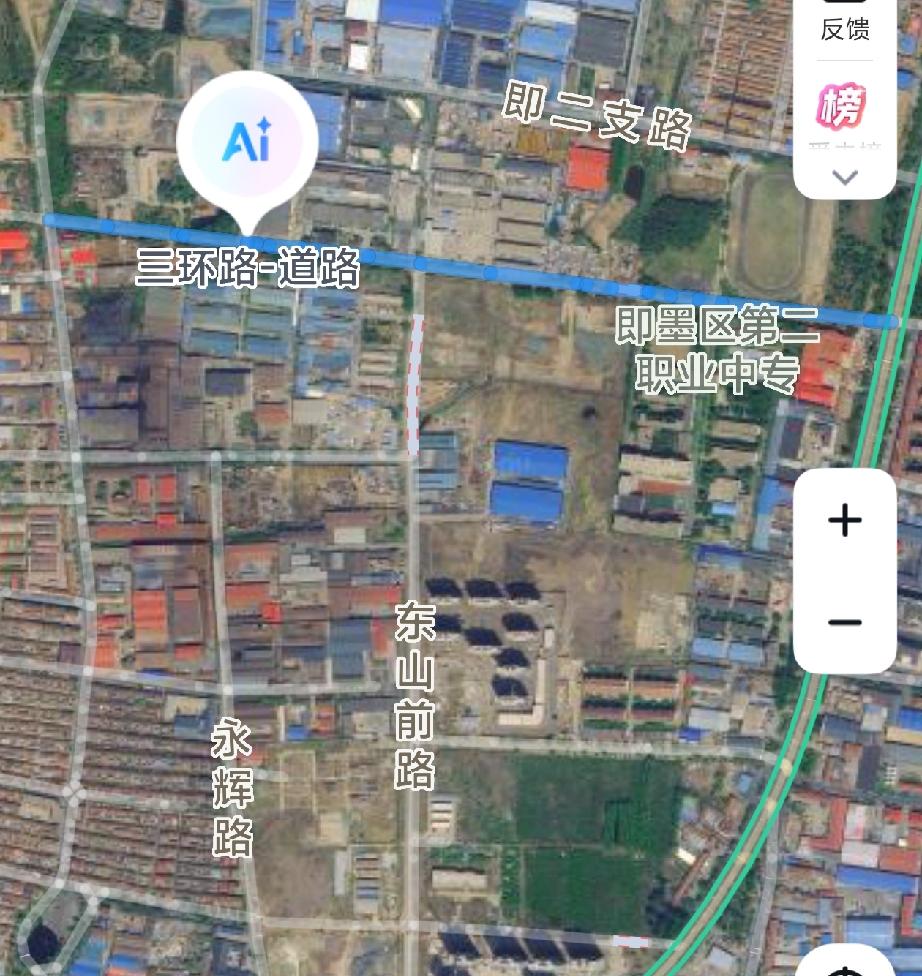 即墨区环秀街道三环路真的修了好久，短短1公里的路，磨磨蹭蹭到现在也没完工，成了大