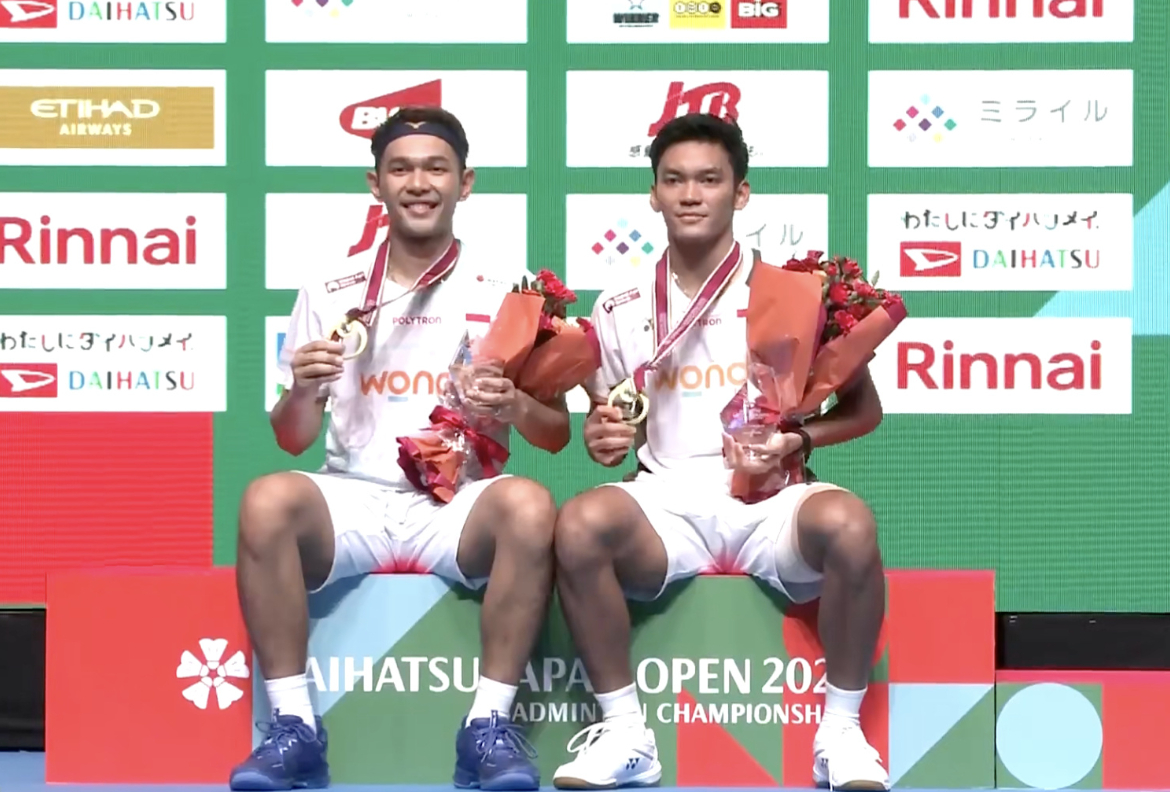 2026日本羽毛球公开赛 阿尔菲安/菲克里🇮🇩 21-19、21-17 🇰