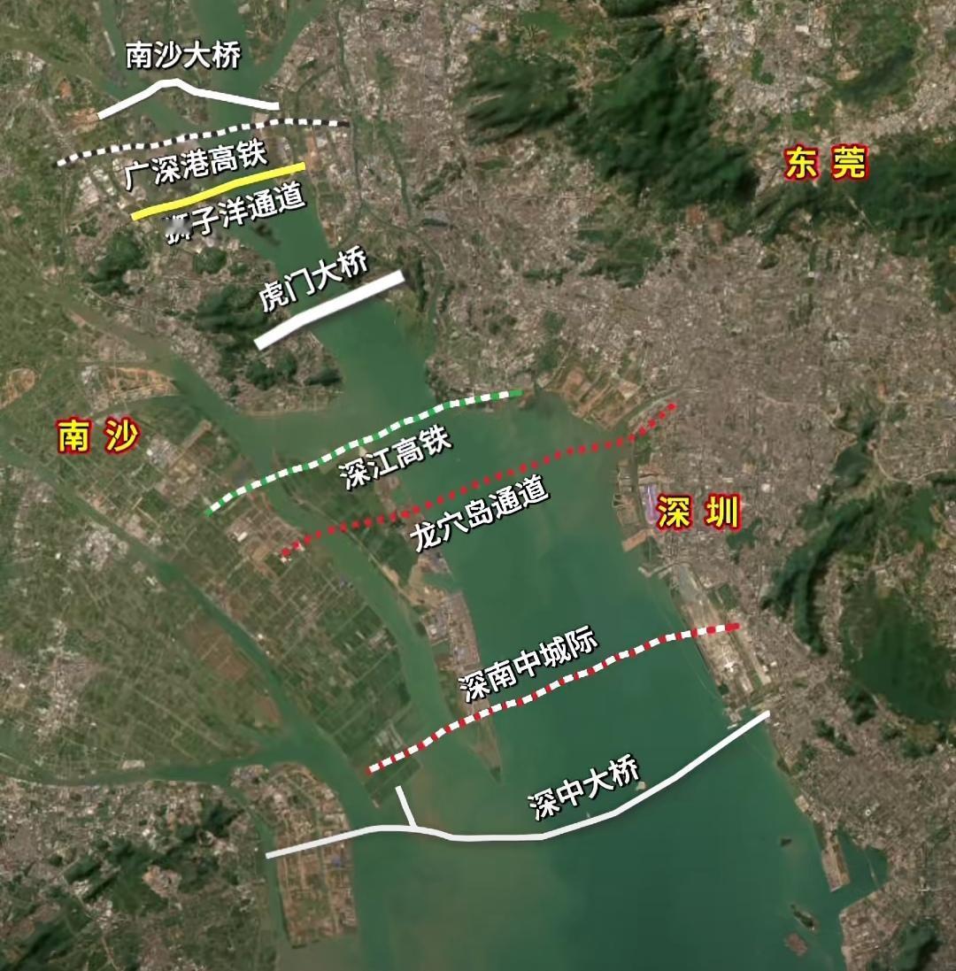 狂砸2000亿，8条跨江通道湾区发展为何绕不开南沙？
不经过南沙，广州就不让建，