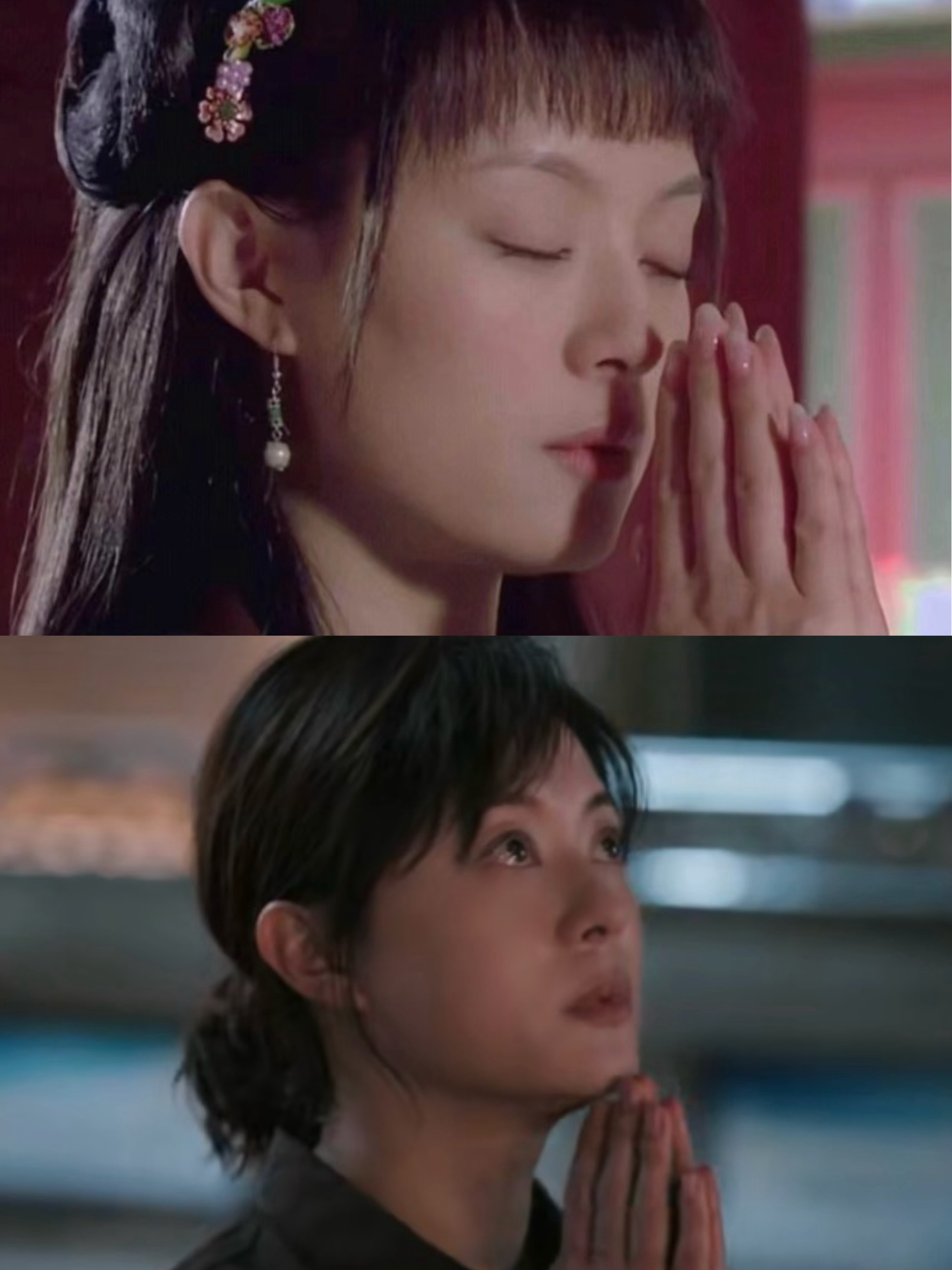 孙俪这一幕梦回逆风如解意还以为甄嬛又回倚梅园祈福了孙俪新剧重现倚梅园祈福名场面，
