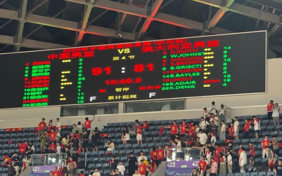 中国男篮热身赛打的是澳洲第几级别的国家队🤔