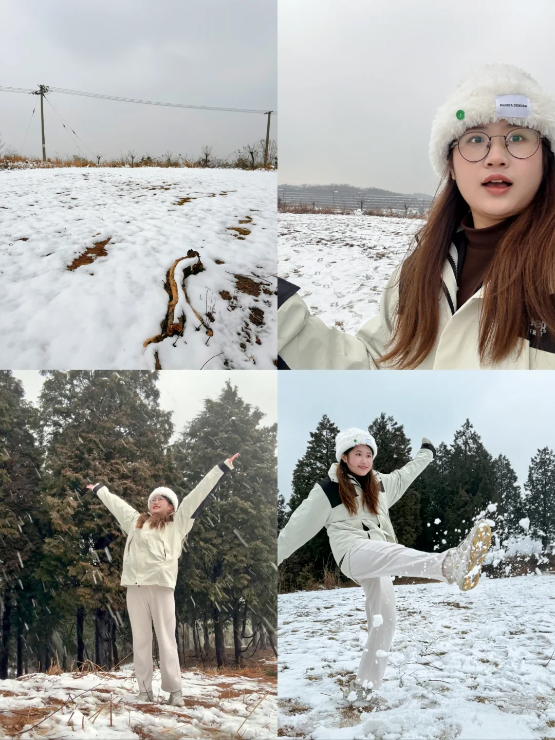 2025年的第一场雪❗追上啦