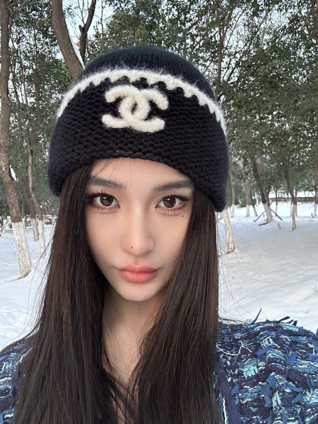 呐 我和雪❄️