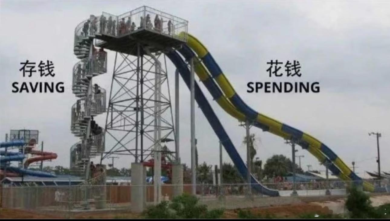 终于知道为什么叫花钱如流水了趣图[超话]梗图[超话]meme ​​​