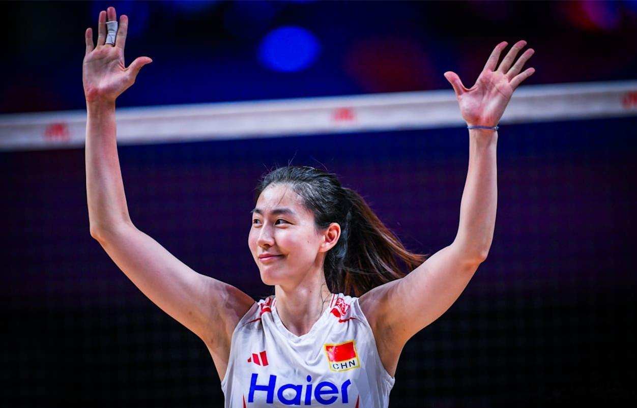 刁琳宇 刁琳宇出场，盘活全队2026世界女排联赛中国女排3比2美国女排 刁琳宇