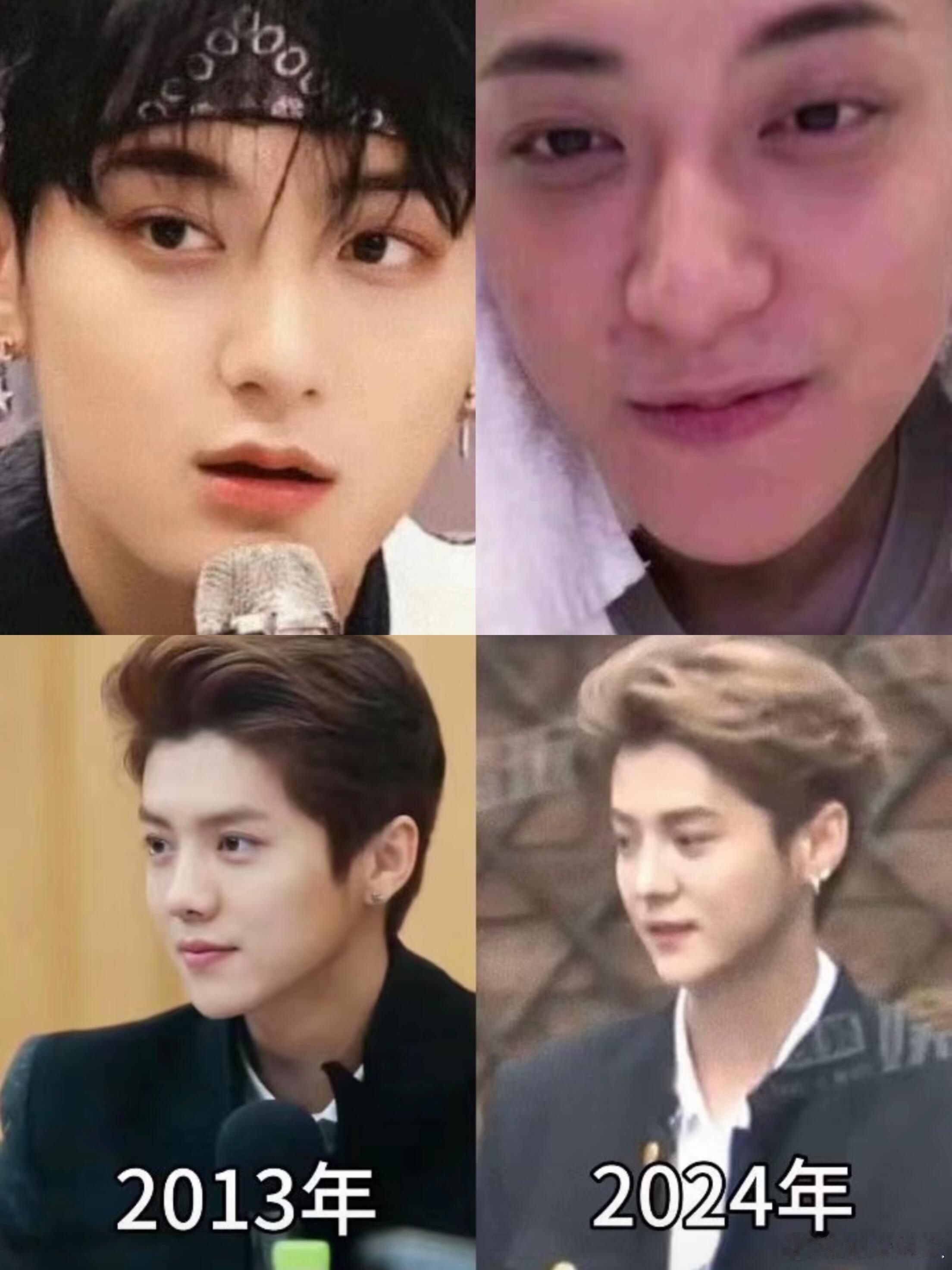 鹿晗的脸哪有你们说的那么神也就是让黄子韬睡不着觉的程度笑死 韬能不能好好收拾收拾