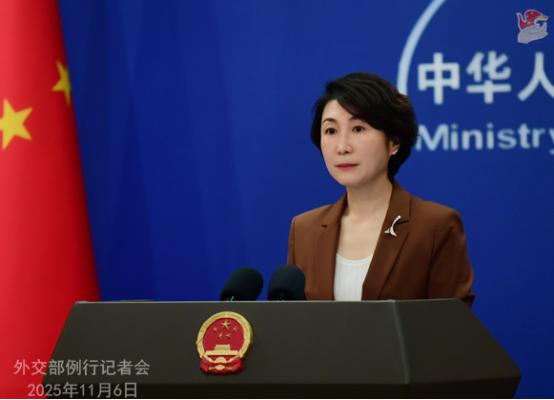 在昨天（11月6日）的外交部例行记者会上，法新社记者问：“有报道称，美国总统特朗