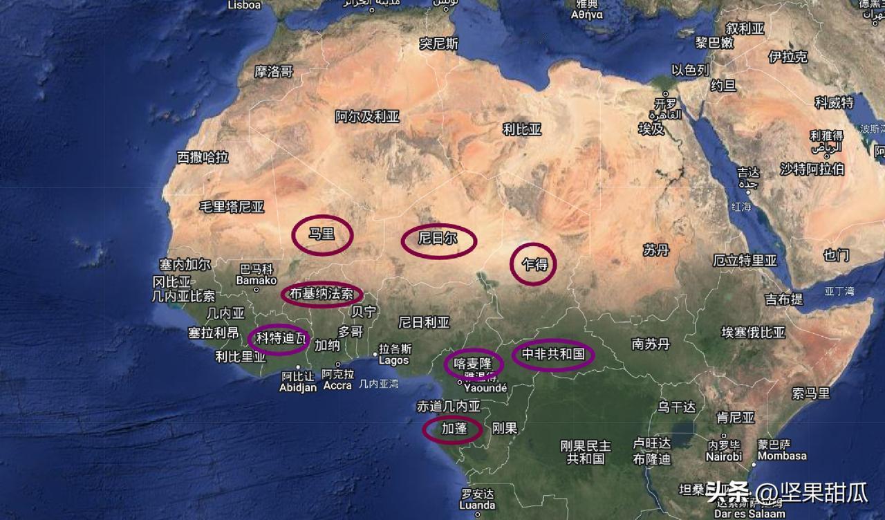 马克龙估计更加恼火，要援助乌克兰。非洲萨赫勒三国布基纳法索，尼日尔，马里三国在1
