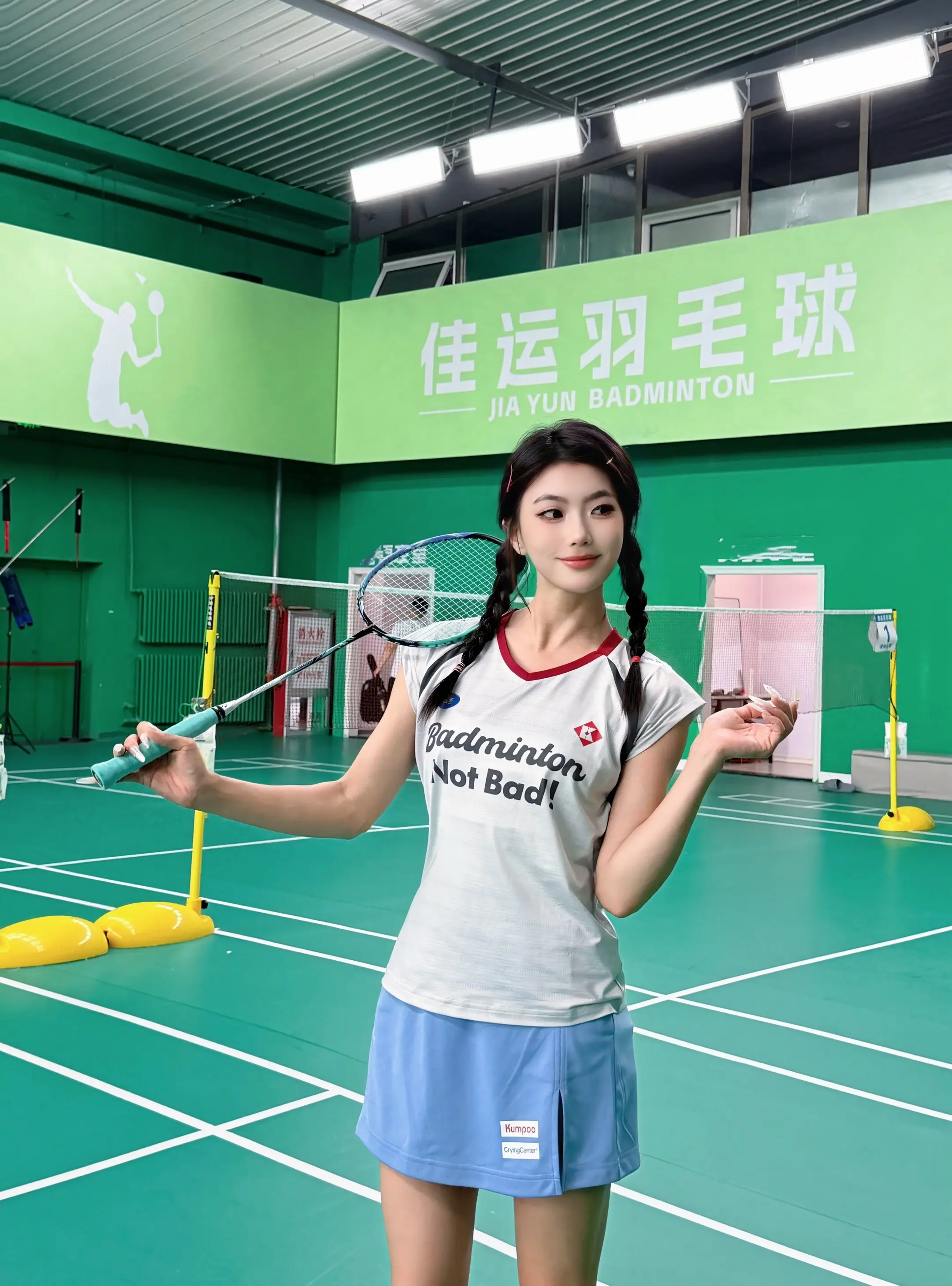生活不需要满分 打球也一样🏸。🏸