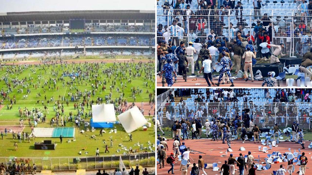 在梅西印度行首站活动中，出现了体育场混乱，大量球迷冲场的闹剧。
随后比斯瓦斯向西