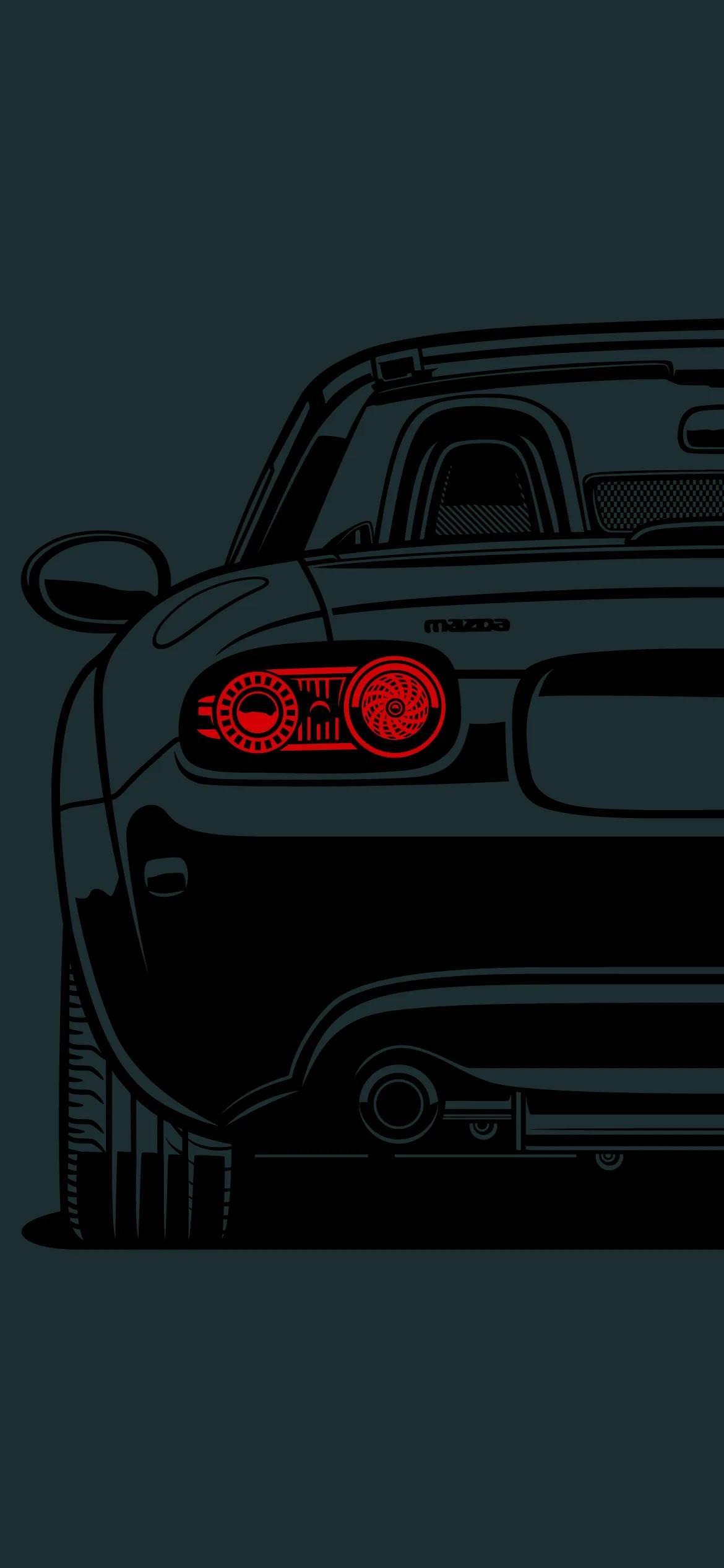 一天一张文艺照 马自达尾灯合集～ 