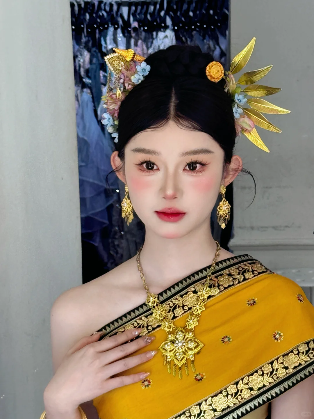 在版纳画到了人生妆妆容💛也太美了