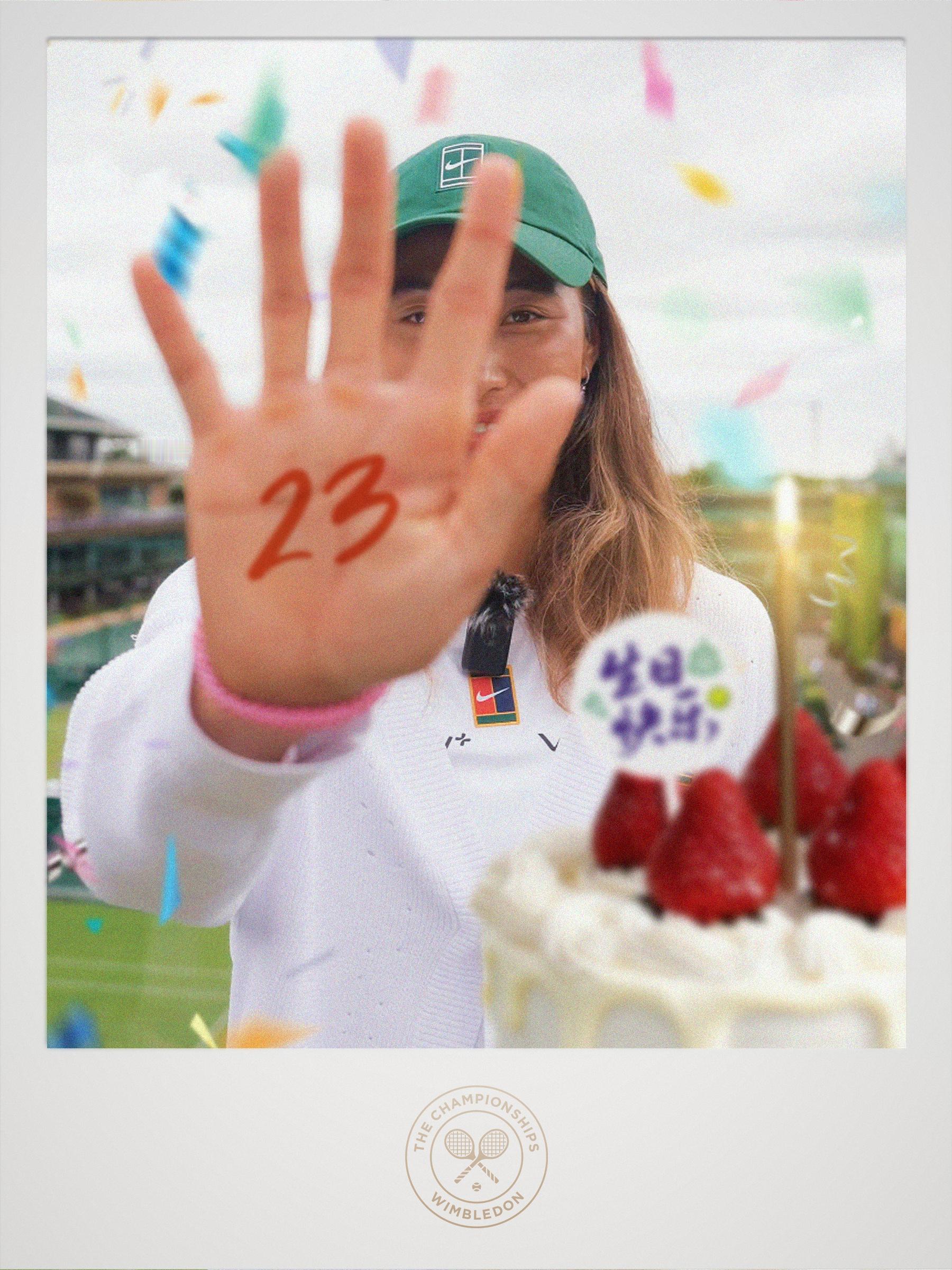 在手心写下太阳让光随步伐落在每一寸草地上23岁生日快乐，👸💜🎂追求卓越 郑