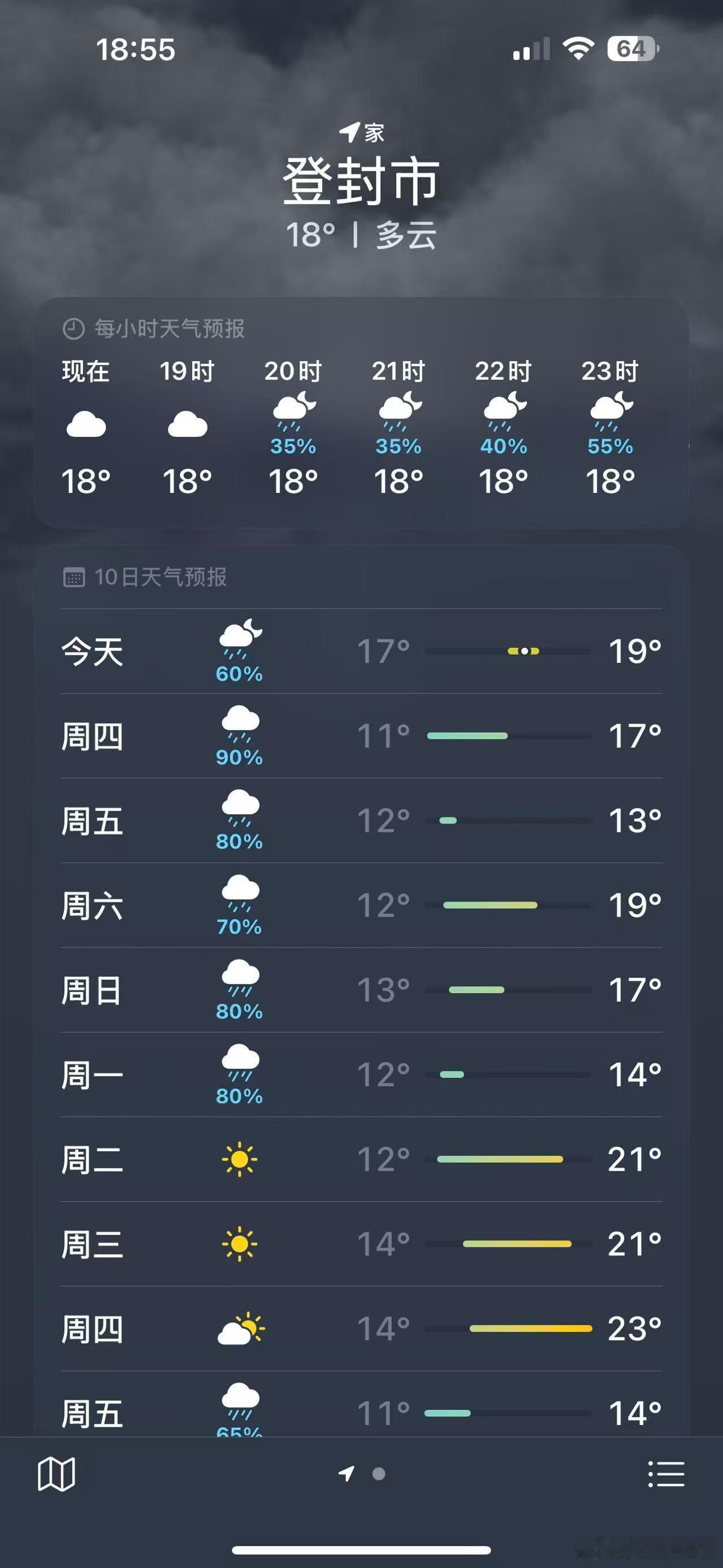 今年冬天将更冷河南经过半个多月的雨季对比去年10月已经低了10个摄氏度以上了 ​