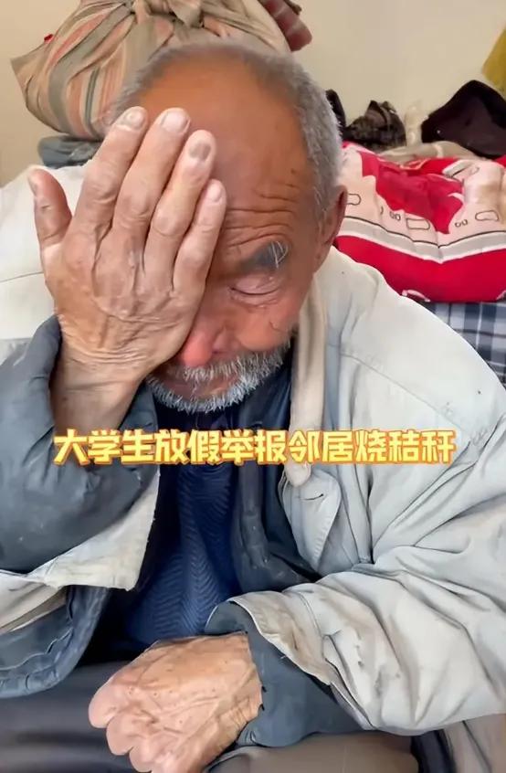 举报邻居烧秸秆后，奶奶被全村孤立。在农村，不是这么活的！

一个电话，毁了一段十