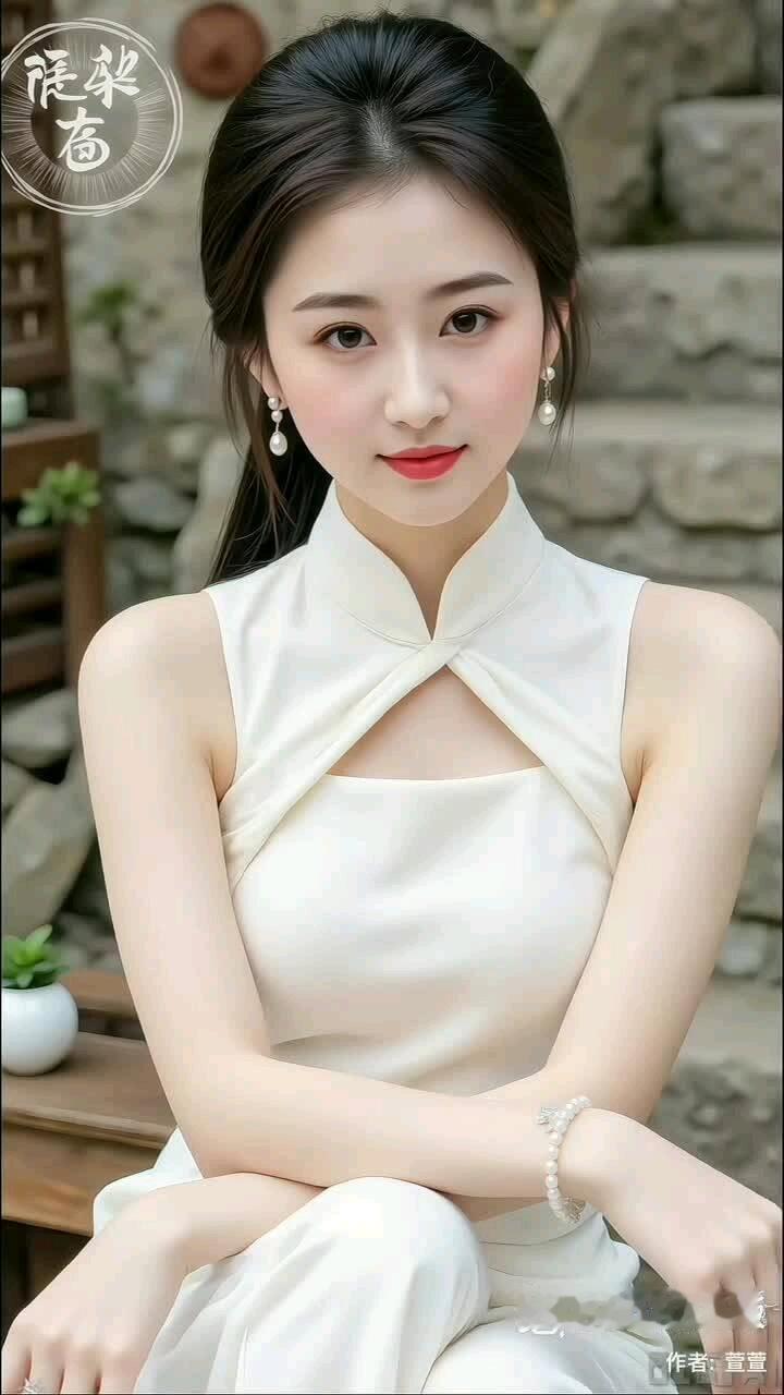 优雅白裙，清新自然，气质满分！🌸💃