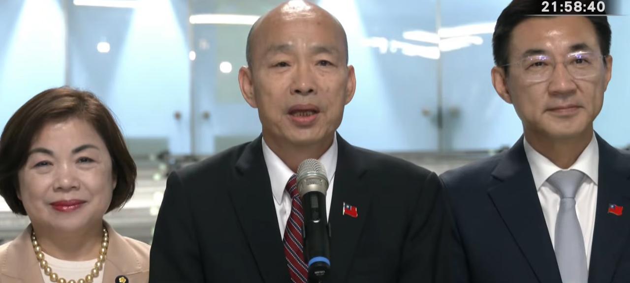 受法国参议院友台小组以及欧洲台商总会的邀请，韩国瑜率9位三党“立委”今（9）日晚