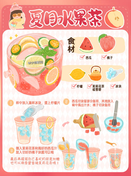 清凉解暑夏日快乐水🍉学会就可以去摆摊啦