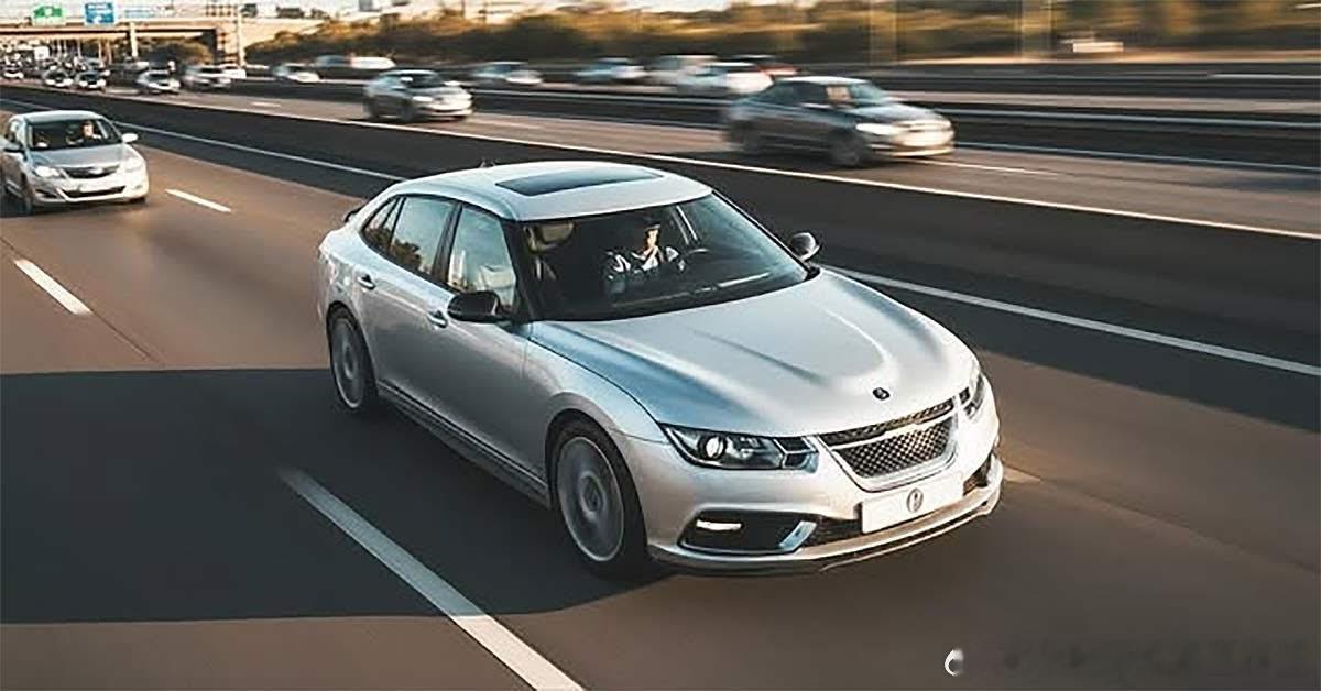 停产前，计划推出的新萨博9-3，外观都定型了，可惜夭折了