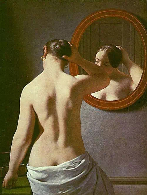 ［油画裸背美人，犹抱琵琶半遮面的美感］ ​​​