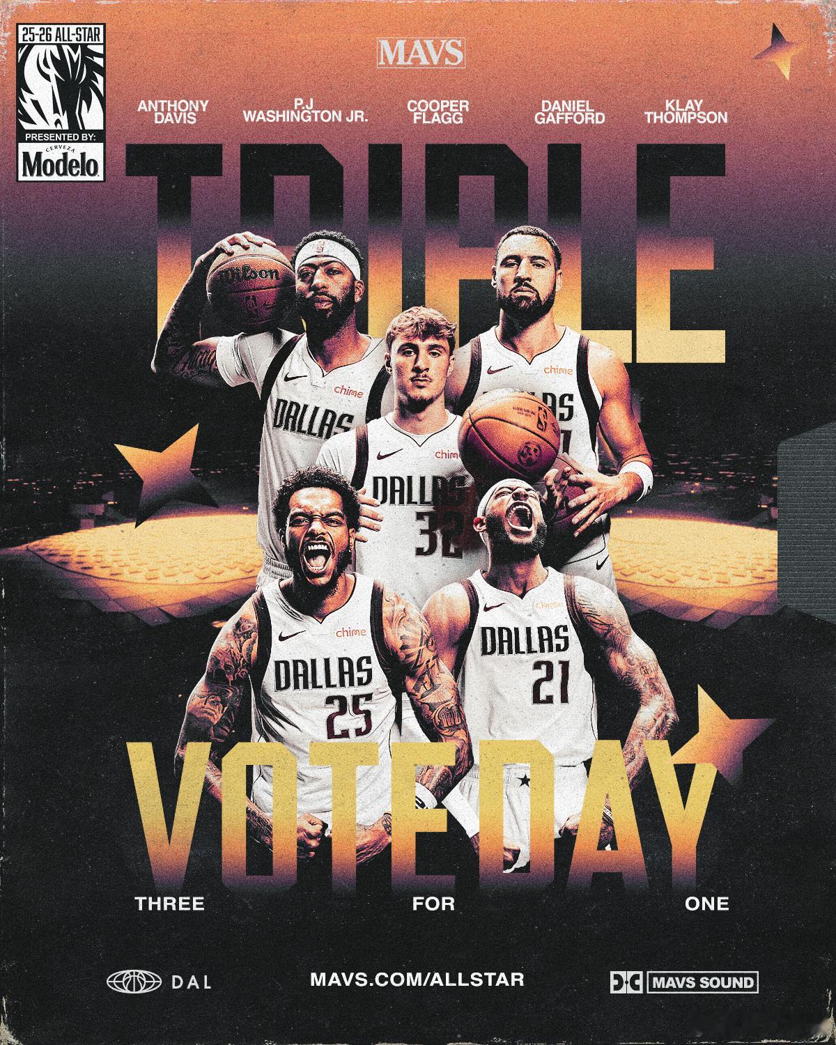 MFFL 今天是三倍投票日。大家来给我牛球员们投票吧！！！2026NBA全明星投