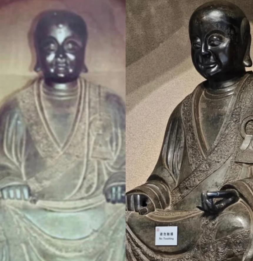 “真是活见鬼了！”一位游客在北京观复博物馆参观时，盯着展柜里一尊铜造像，越看心里