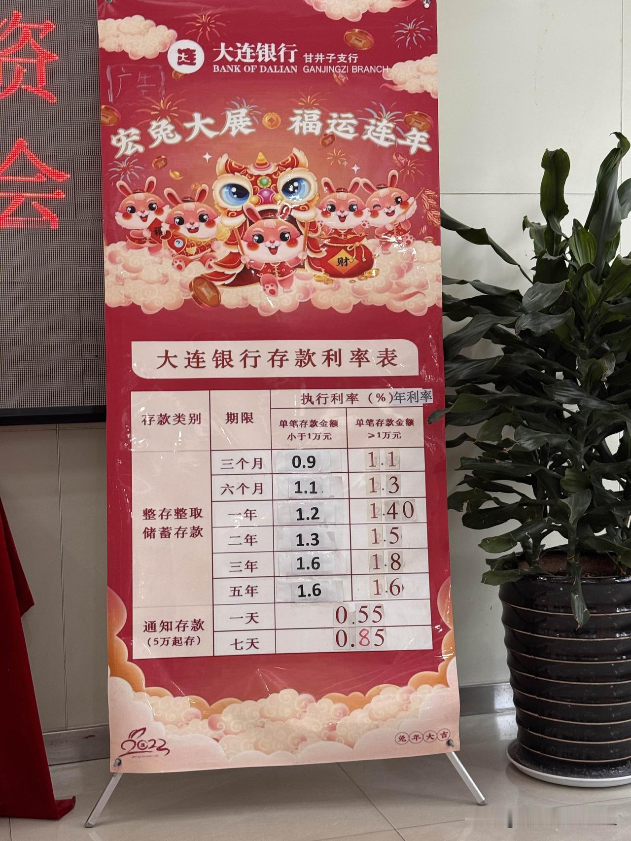 去银行存了趟钱。

前几天，女儿接到银行电话，说有一笔3万元的存款到期了。女儿今