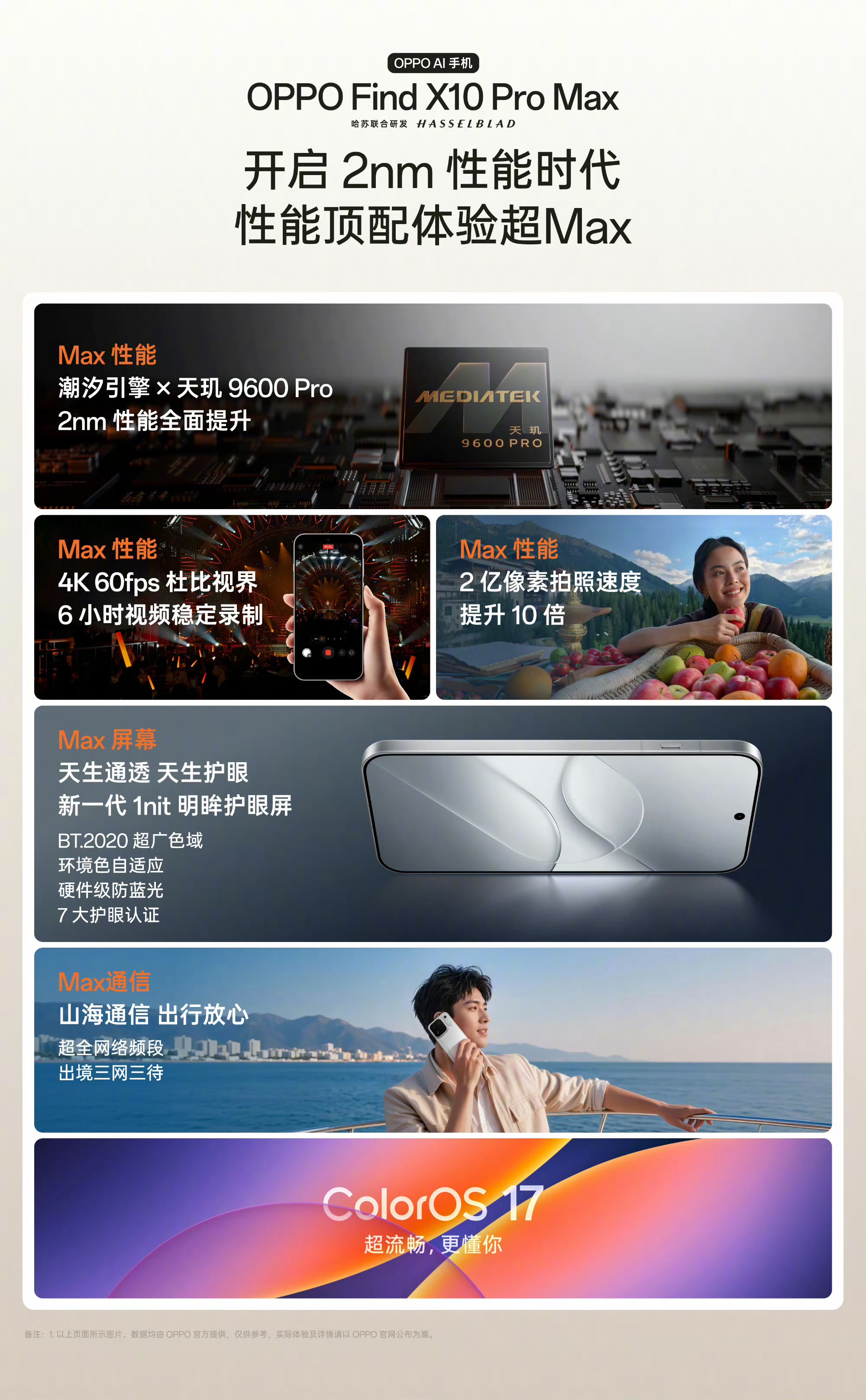 OPPO Find X10系列价格出来了芯片、电池、影像三个维度逐级升级三款机型
