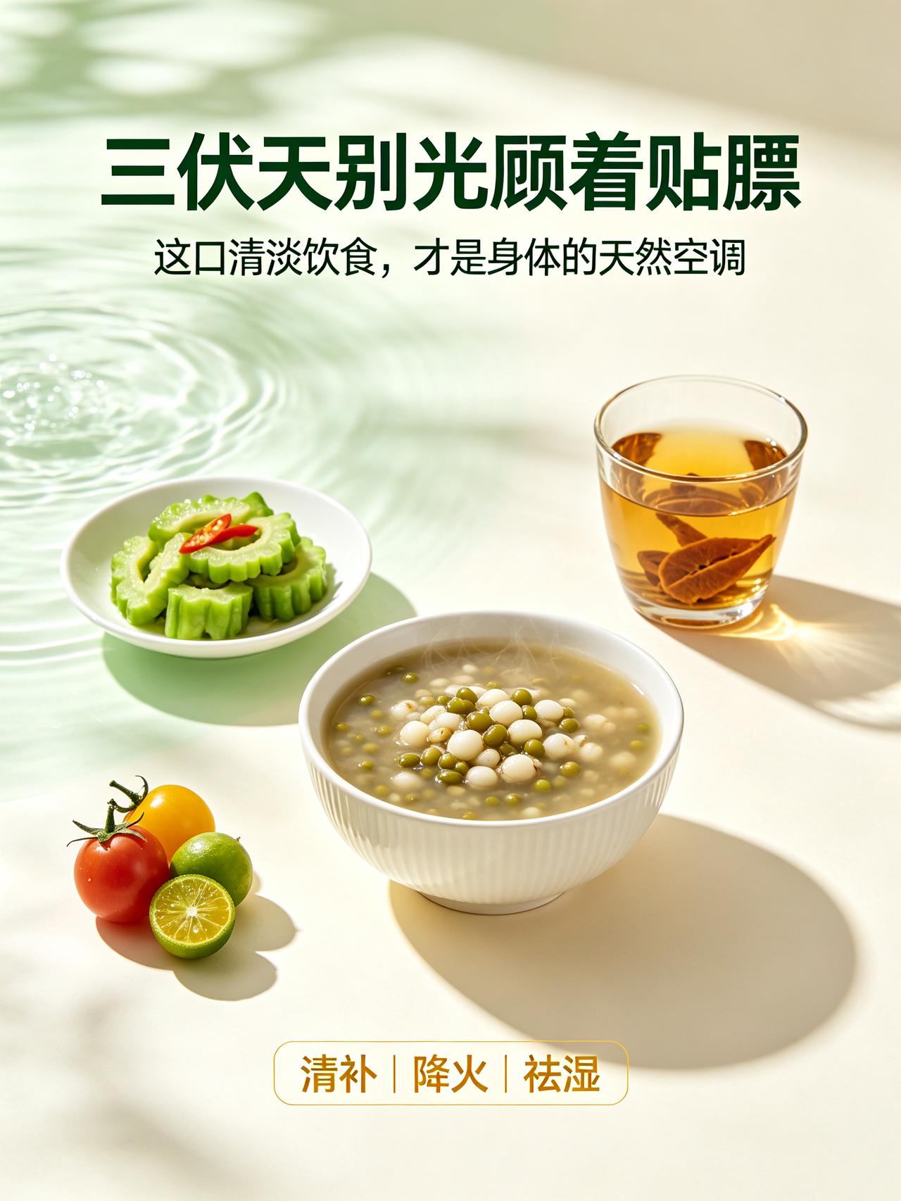 🥗三伏天别光顾着“贴膘”！这口清淡饮食，才是身体的“天然空调”！

汉中入伏后