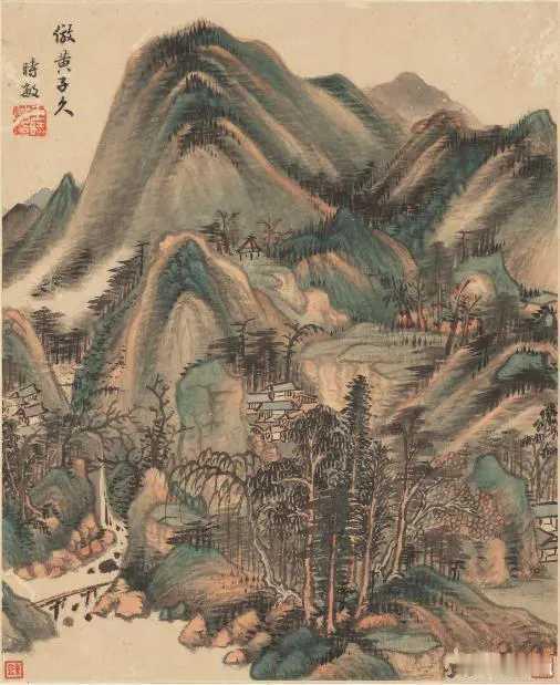 王时敏《山水十开》，犹如一幅幅细腻勾勒的梦境画卷，缓缓铺展在观者的心田。每一开，