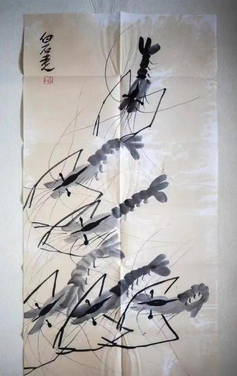 齐白石93岁那年，别人向他求画，因为给的润笔费太低，齐白石就只画了三片咸鸭蛋。