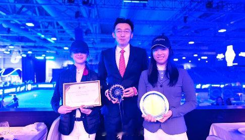 从宁波跃入国家队16岁马术少女亚洲赛场夺银 16岁宁波马术运动员马子砚，10岁接