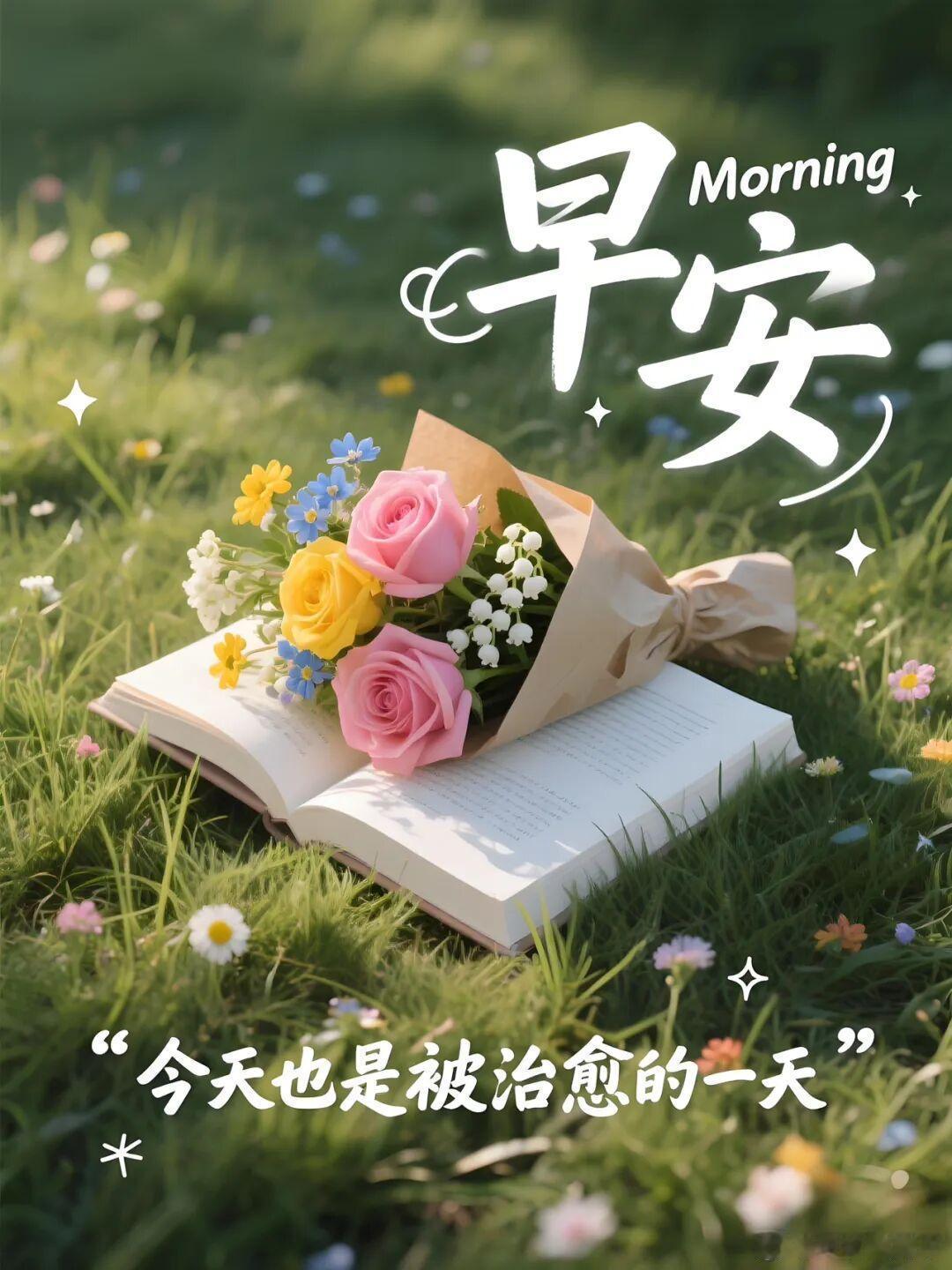 早安 日子可温可暖拥有什么就享受什么不强求，不执着心安便是归处 新的一天，早安☕