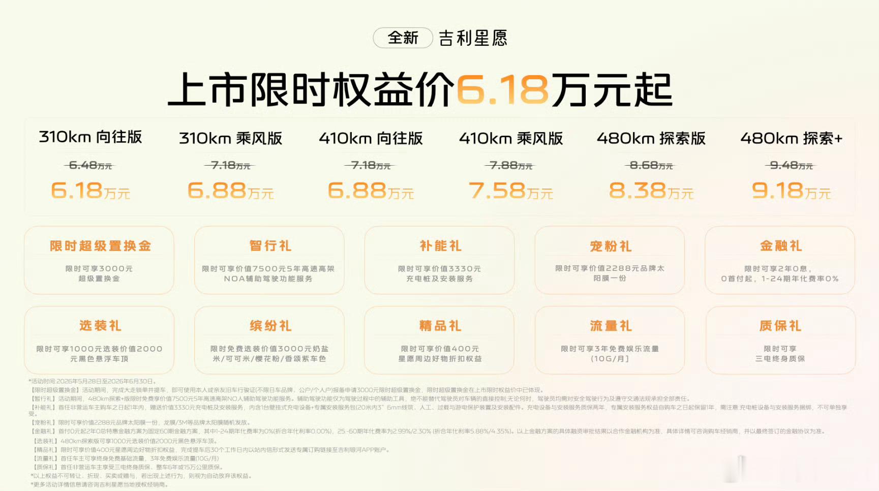 每分钟卖一台的全新吉利星愿上市要说每天出门路上见的最多的车，星愿肯定是其中之一，