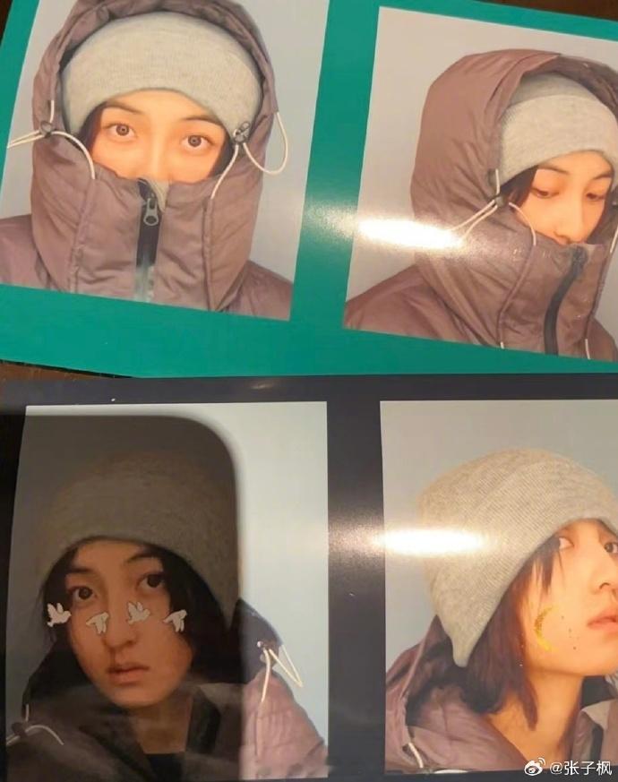 #张子枫游走游走又冷又热##张子枫晒live图# 张子枫在冷热之间穿梭，体验着人