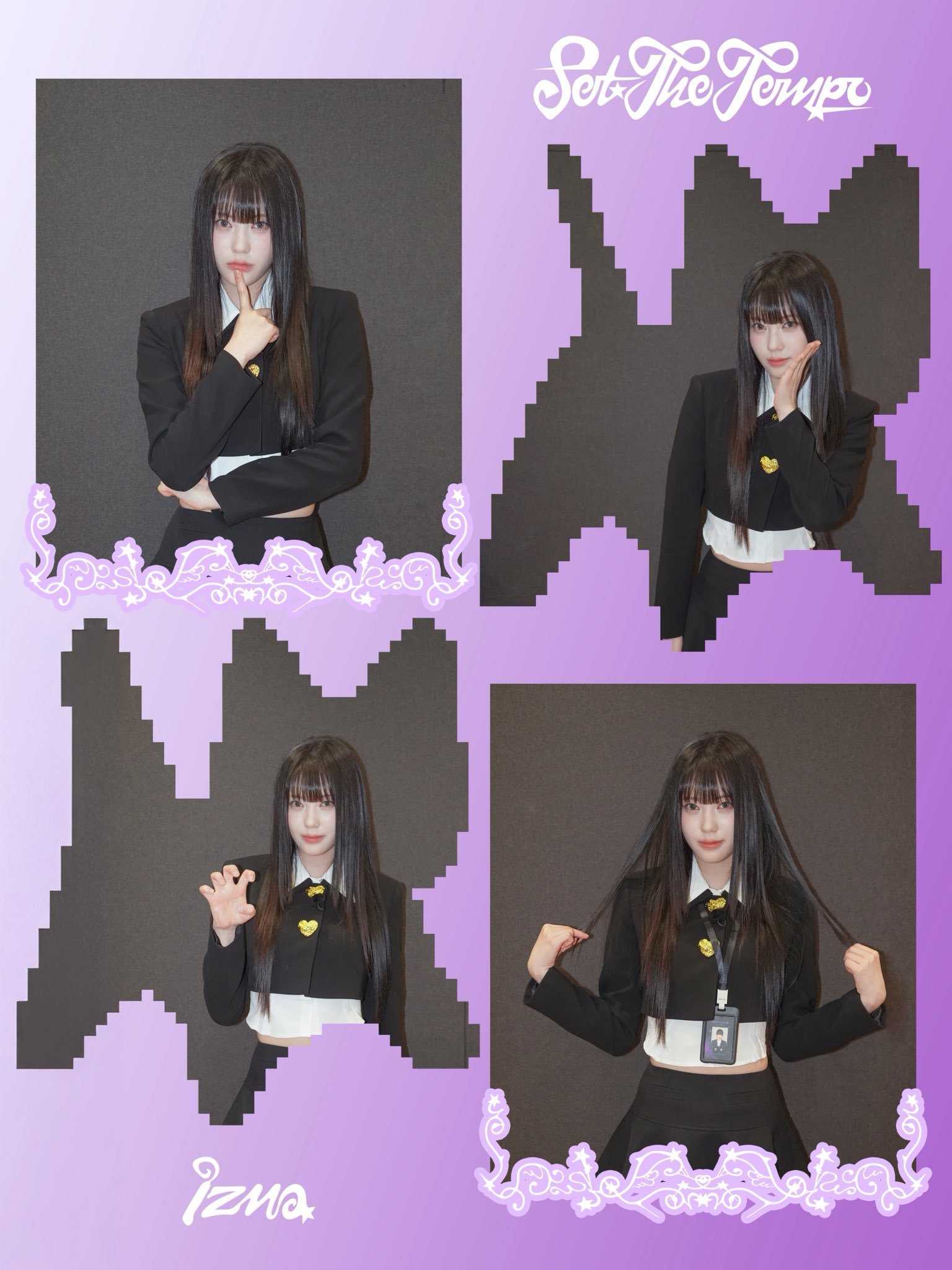 音银逆应援 koko四宫格 