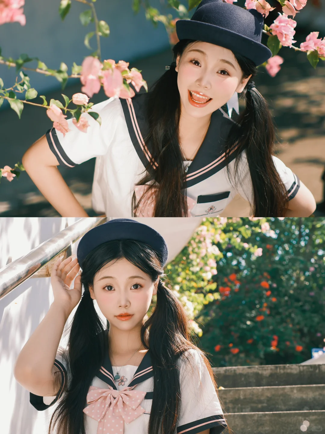 富士直出｜三角梅花海胶片感拍照攻略📸