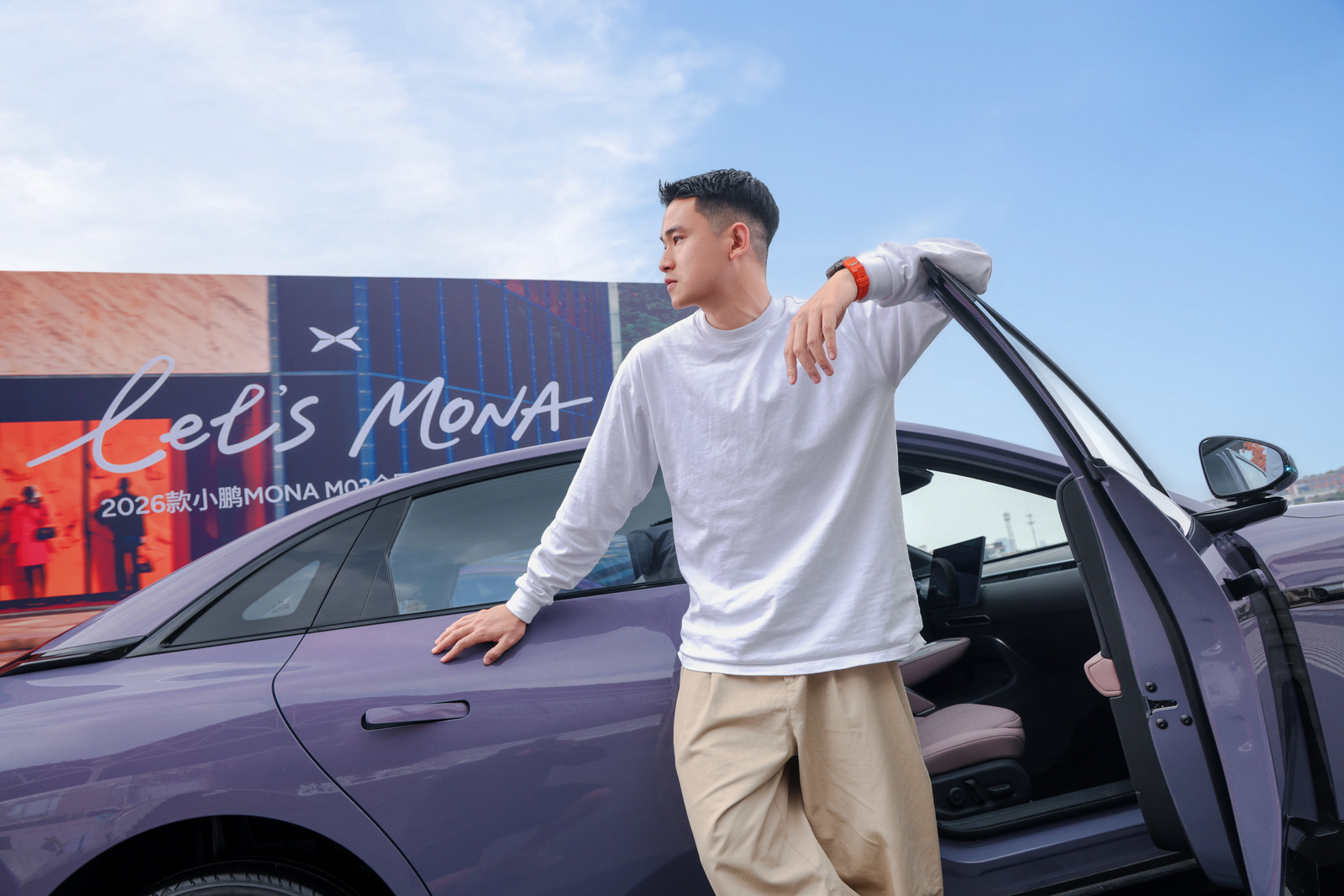 感谢小鹏官摄，我跟2026款MONA M03 够搭吧？就这组照片，高低要压一头