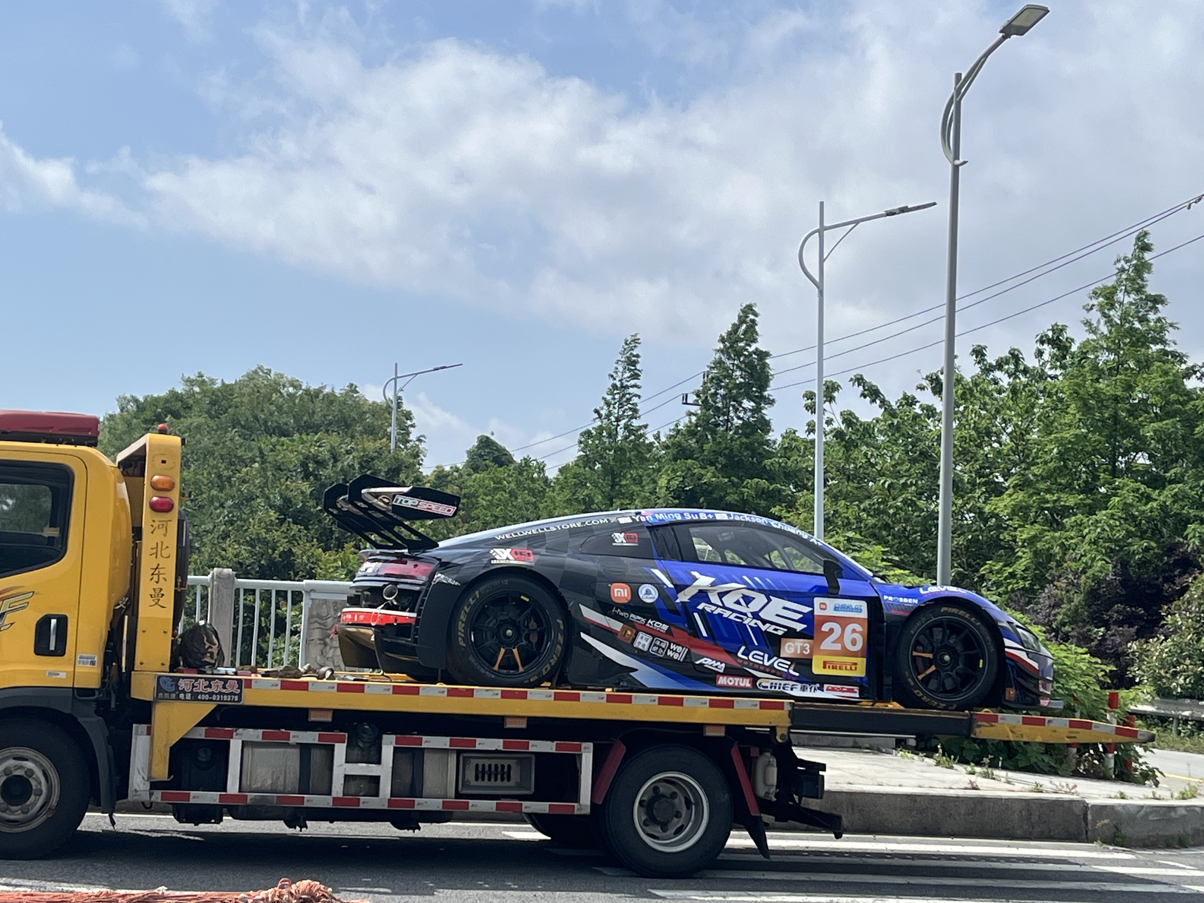 2026 小米・CHINA GT 中国超级跑车锦标赛・宁波站的战车。 