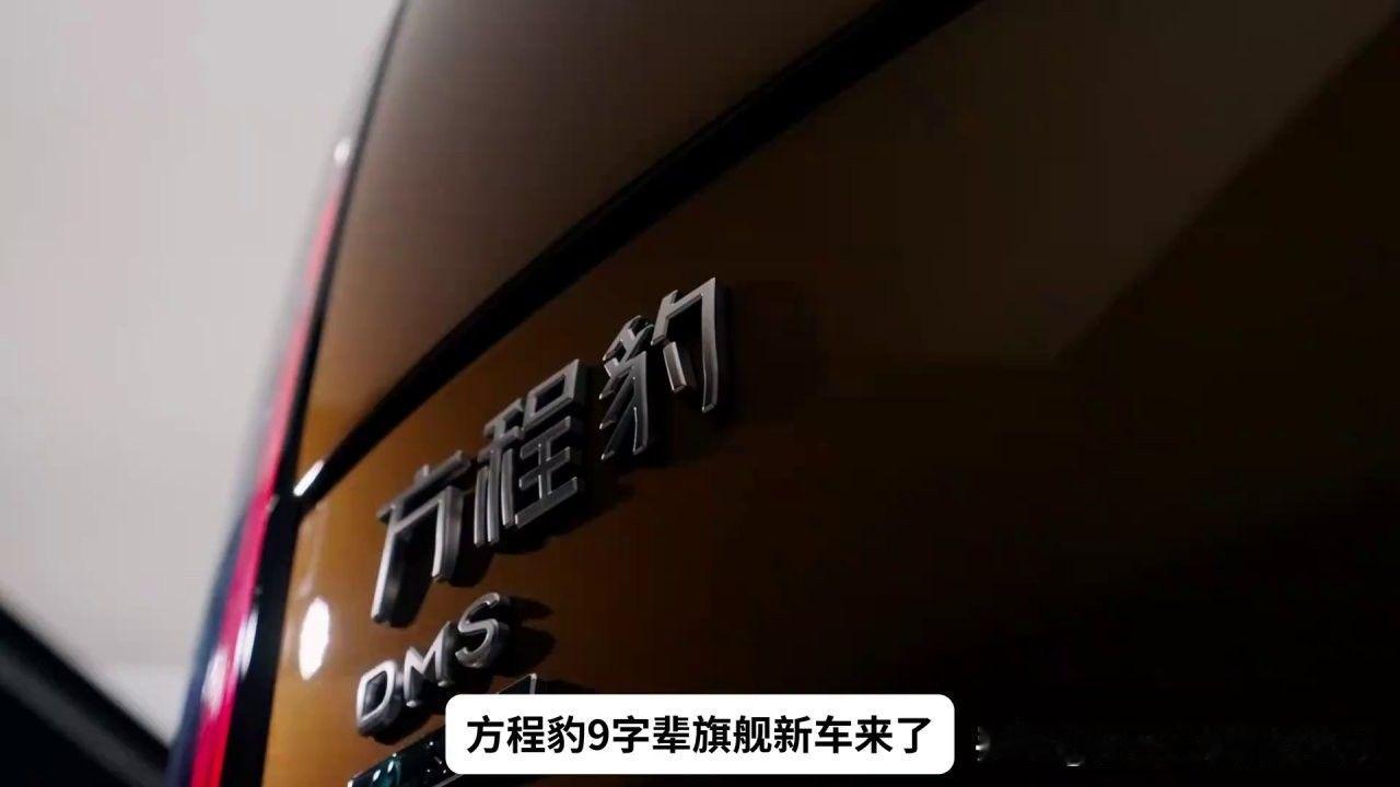 方程豹钛9更多信息曝光 新增陨石黑配色 4季度上市