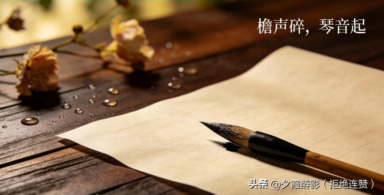 临窗听雨·宅家小记
 
惊初见，雨落庭前，一窗水墨一窗静，半盏茶香半缕烟。
檐声