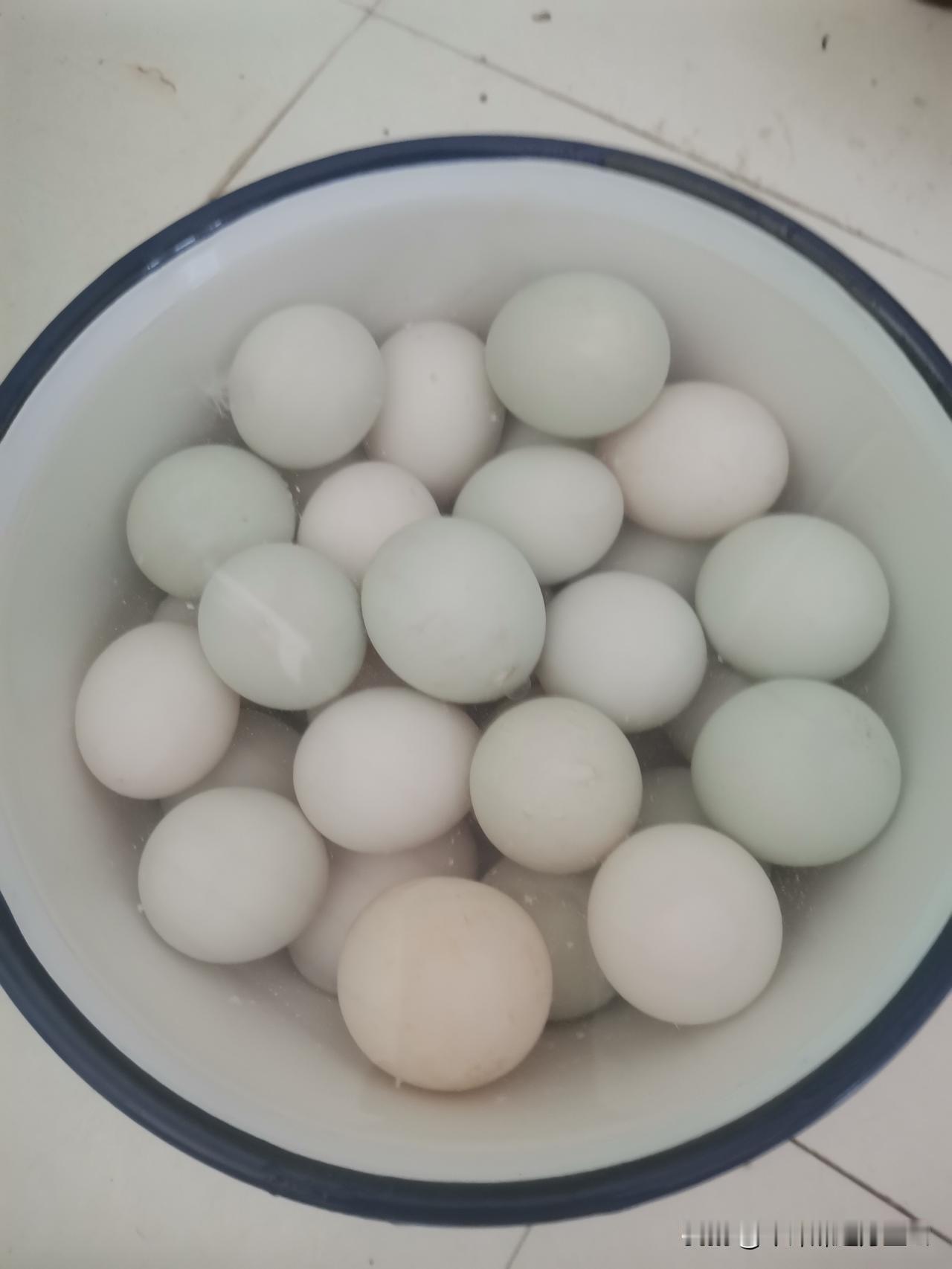 以前单身时，单位发了5斤鸭蛋，我也是直接放在塑料桶里这样腌制的，最后是成功的。