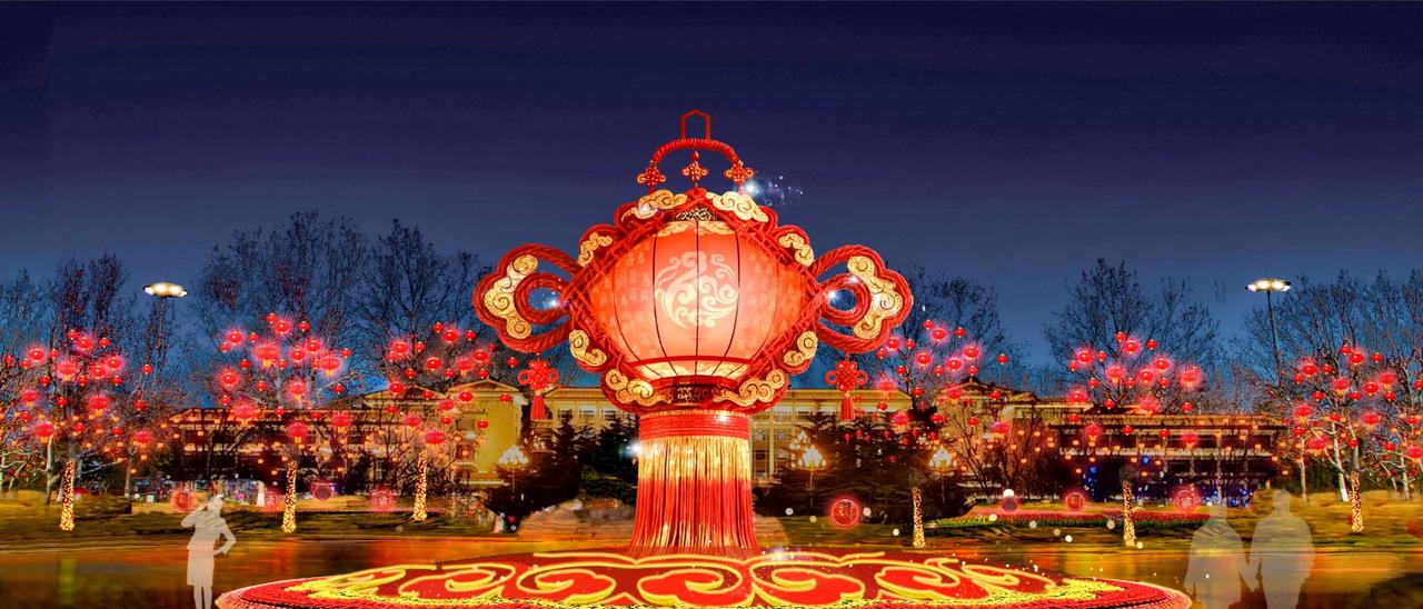 【预计小年当天亮灯！我市新春彩灯布置工作已启动→】张灯结彩辞旧岁，华灯璀璨迎新春