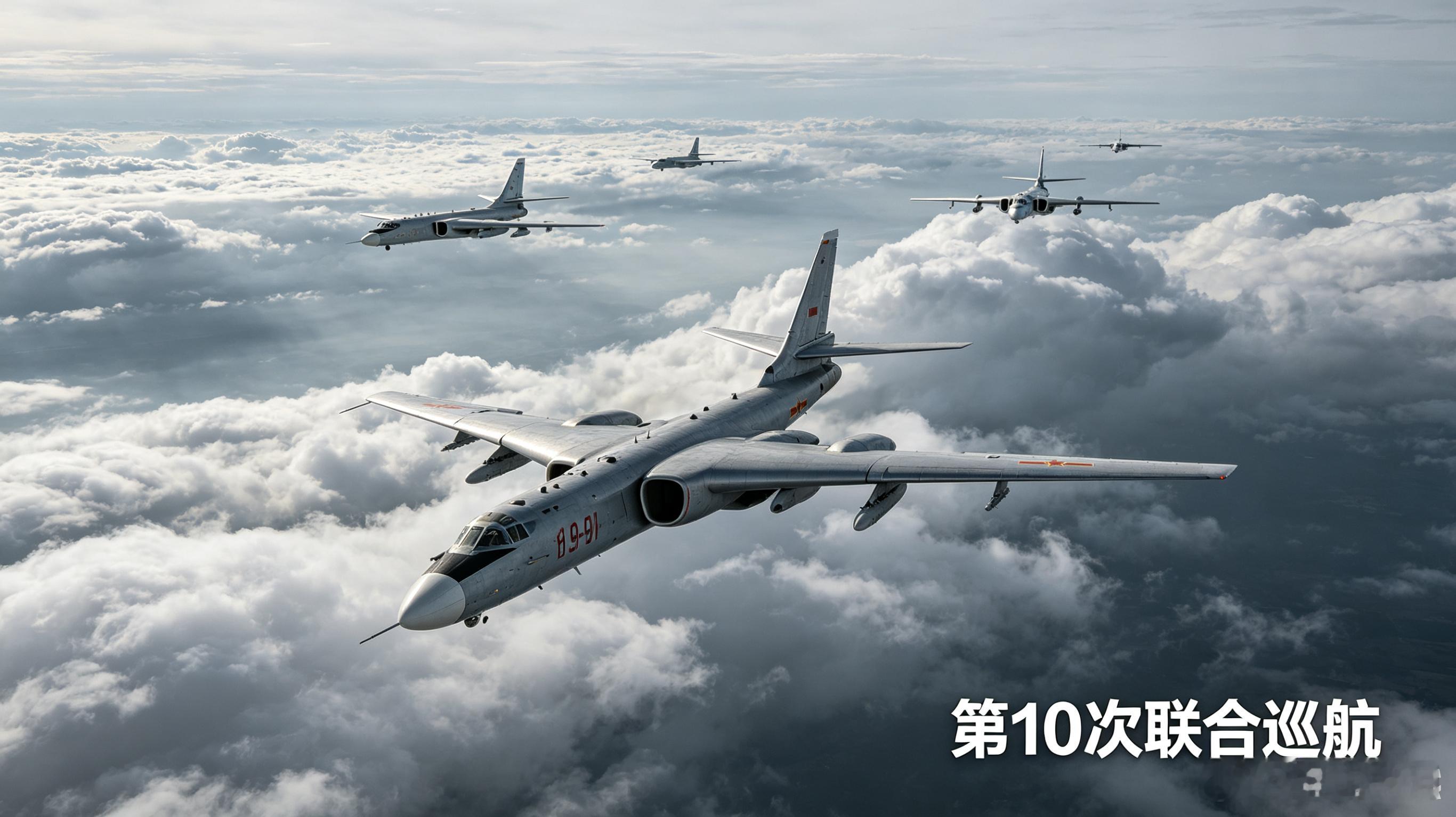 普京访华，中俄条约再延期。10次联合巡航，轰-6K与图-95MS互降对方机场；第