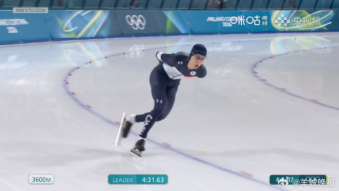 【#捷克19岁小将速滑10000米夺金#】🏅️冬奥会速度滑冰男子10000米，