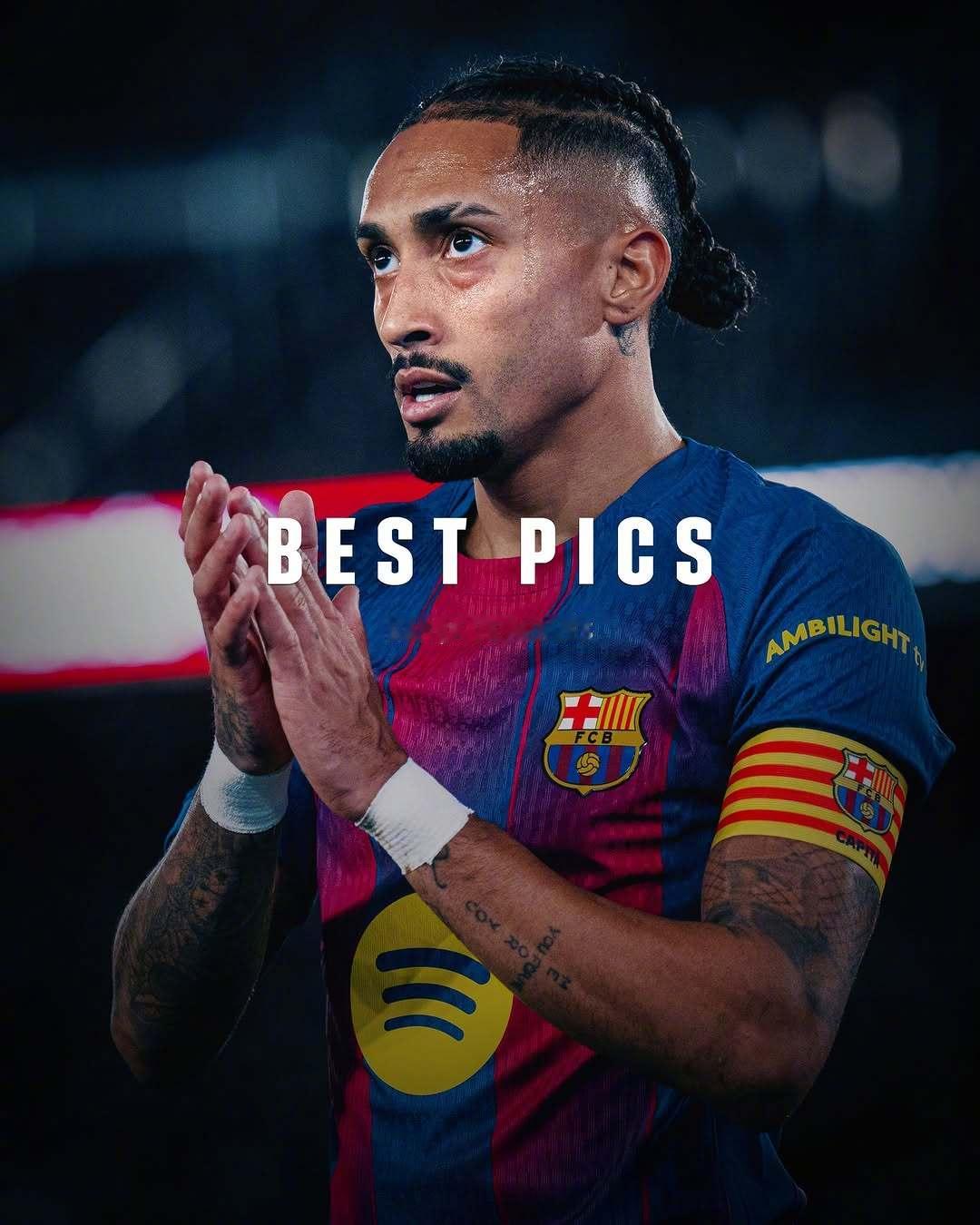 👑早上好，西甲第一的culer萨迷 ！📸请欣赏联赛四连胜之巴萨3比1阿拉维斯