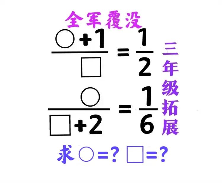 全军覆没，纯属意料之外！有的孩子被图示“吓”到了，有的孩子纠结“等号是否成立”，